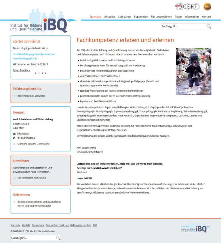 IBQ - Institut für Bildung und Qualifizierung