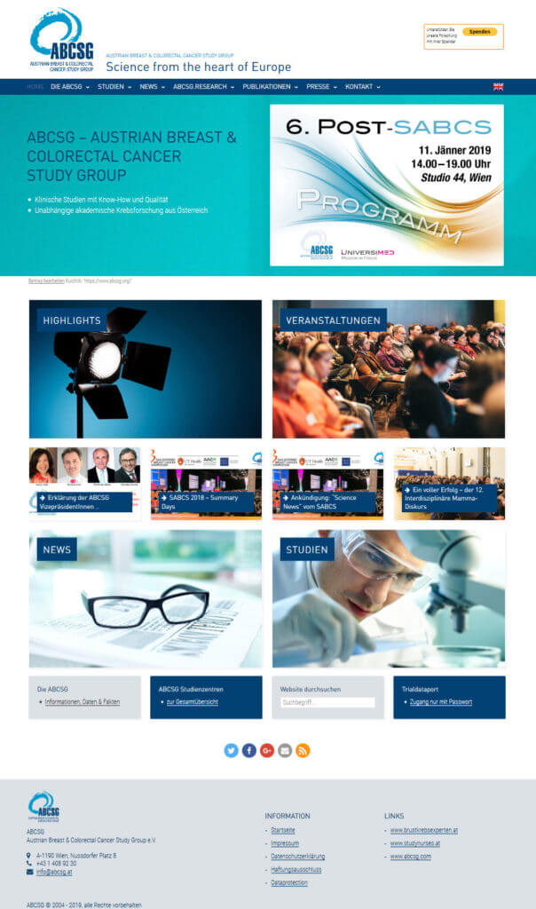 ABCSG Austrian Breast & Colorectal Cancer Study Group